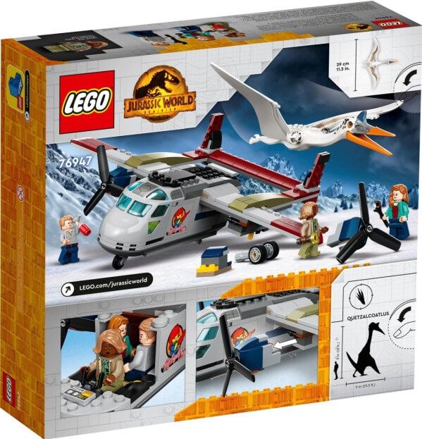 (EU) Конструктор LEGO Jurassic World Кетцалькоатль: нападение на самолёт (76947)