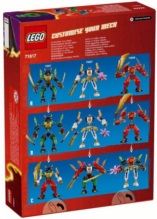 (EU) Конструктор LEGO Ninjago Боевой робот Ллойда со стихийной энергией (71817)