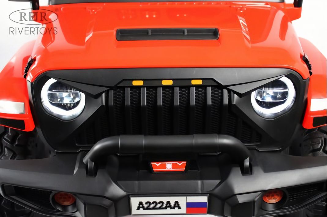 Детский электромобиль Jeep A222AA красный
