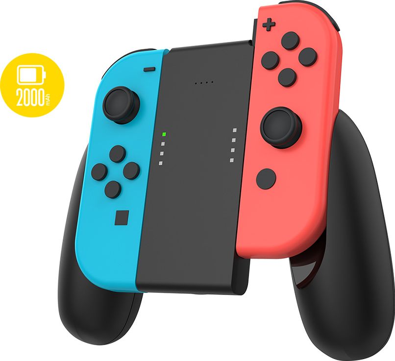 Подзаряжающий держатель DOBE для Nintendo Switch Joy-Con (черный) (TNS-0136)