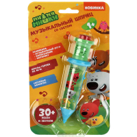 Музыкальный шприц Ми-ми-мишки 30 песен,звуков.фразы героев из м/ф.свет.блист.бат. Умка в кор.120шт HT576-R1