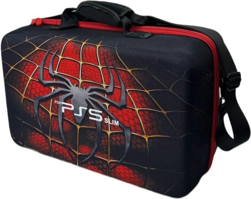 Сумка для консоли и геймпадов PS5 Slim (Spider-Man)