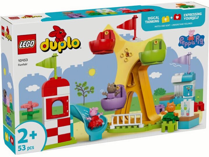 (EU) Конструктор LEGO Duplo Свинка Пеппа: Ярмарка (10453)