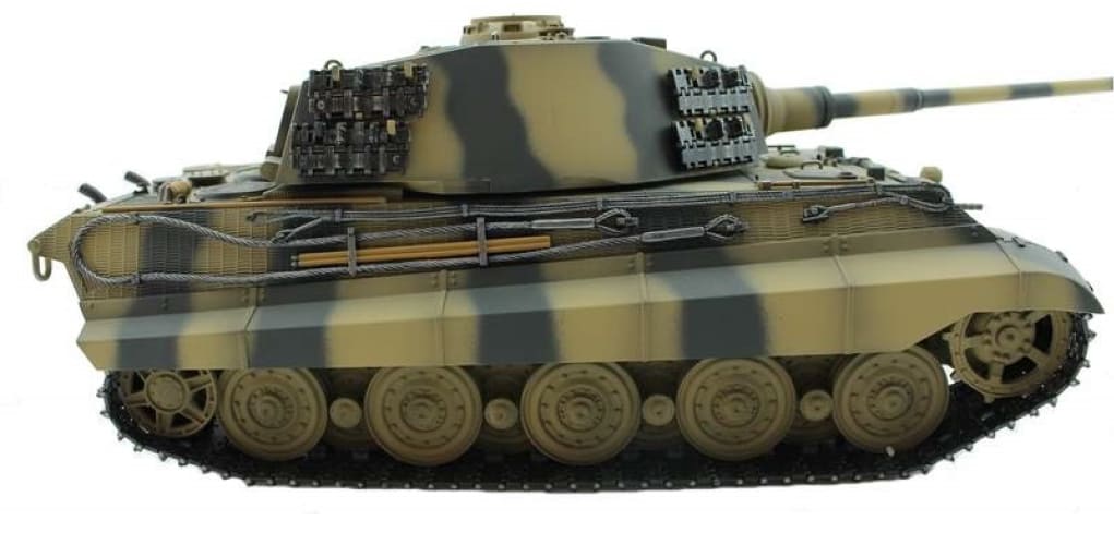 Радиоуправляемый танк Torro King Tiger 1/16, ВВ-пушка, дым, деревянная коробка V3.0 2.4G RTR, TR11709-CA-3.0