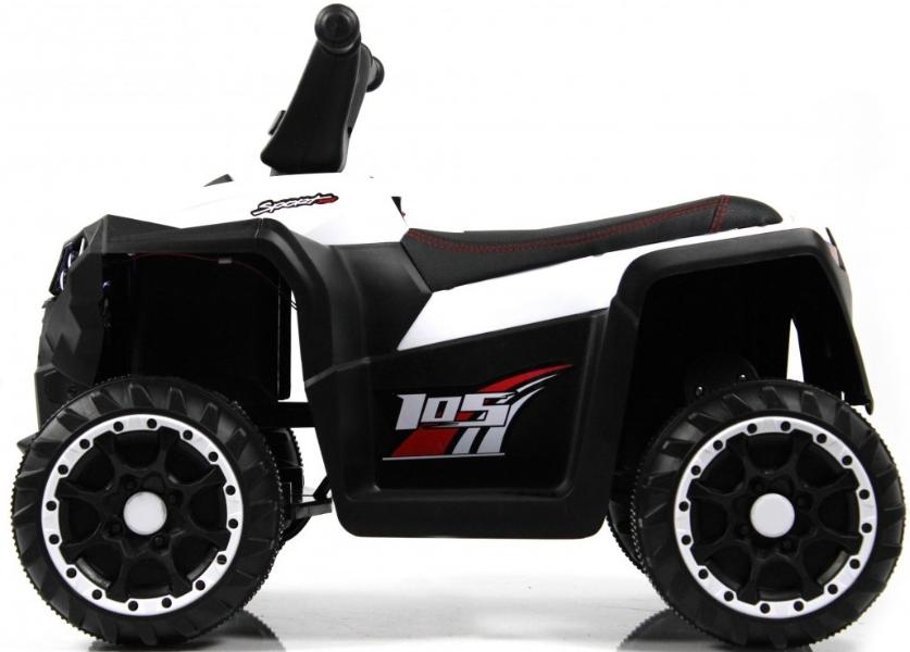 Детский электроквадроцикл RiverToys K004PX белый