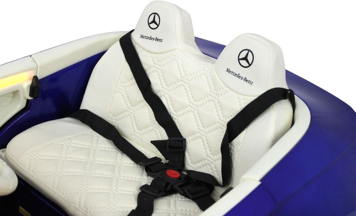 Детский электромобиль RiverToys (М333БХ-BLUE-GLANEC) синий глянец