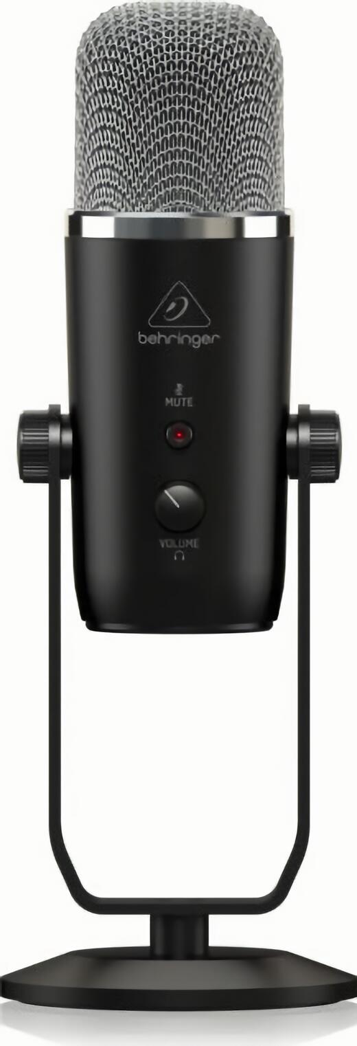 (EU) USB-микрофон Behringer Bigfoot конденсаторный, 3 капсюля, 4 диаграммы направленности