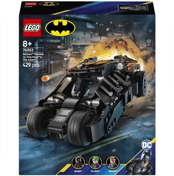 (EU) Конструктор LEGO DC Тумблер Бэтмена против Двуликого и Джокера (76303)