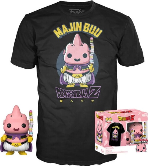 (EU) Футболка с фигуркой Funko POP! Animation: Majin Buu with Ice Cream (973)