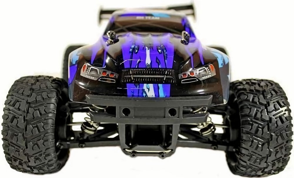 Радиоуправляемая трагги Remo Hobby S EVO-R Brushless (синяя) 4WD 2.4G 1/16 RTR (E594-003)