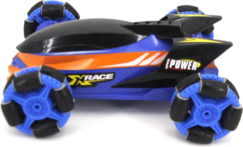 Радиоуправляемая модель Lingsheng машина для дрифта на роликовых колесах (1к14) синяя (955-90)