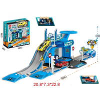 Парковка 2 этажа с машинками и аксесс. 1168A в кор. в кор.2*32шт ZY1230683