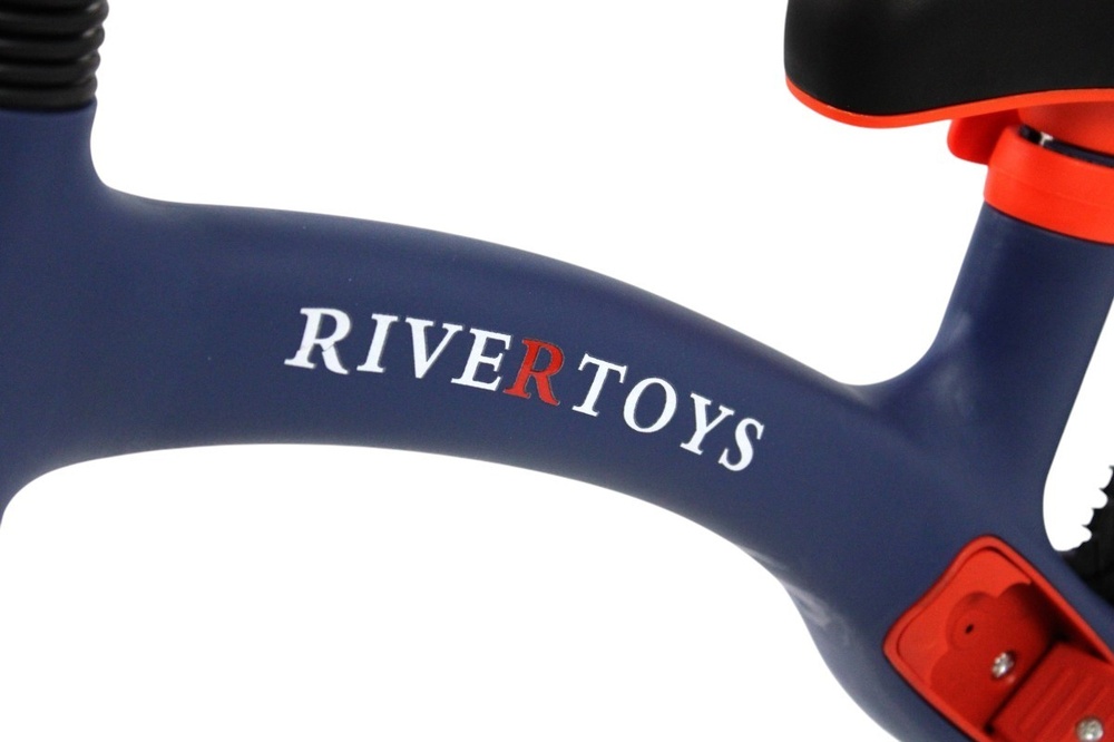 Детский беговел RiverToys (HB-001) (синий)