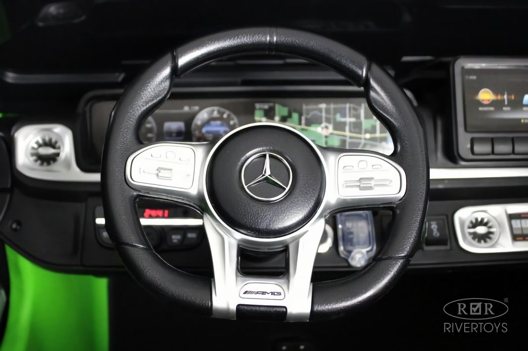 Детский электромобиль Mercedes Benz G63 Y777YY зеленый матовый