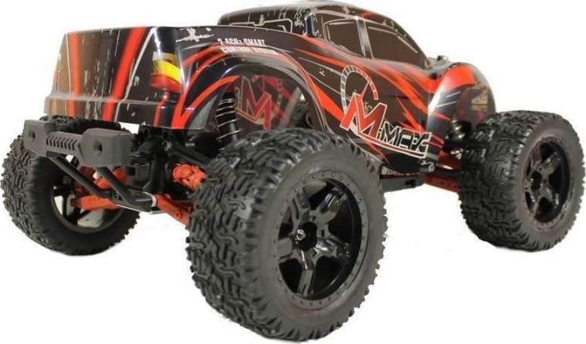 Радиоуправляемая модель монстр Remo Hobby MMAX Brushless UPGRADE (красный) 1к10 (RH1035UPG-RED)