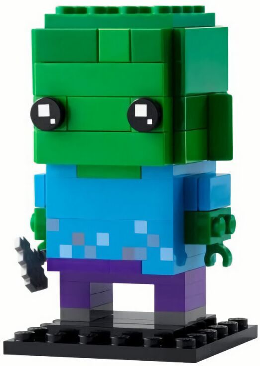 (EU) Игрушка-конструктор LEGO Brick Headz Майнкрафт: Зомби (40626)
