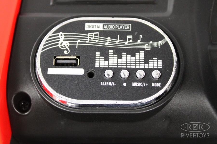 Детский электромобиль RiverToys K555PX красный