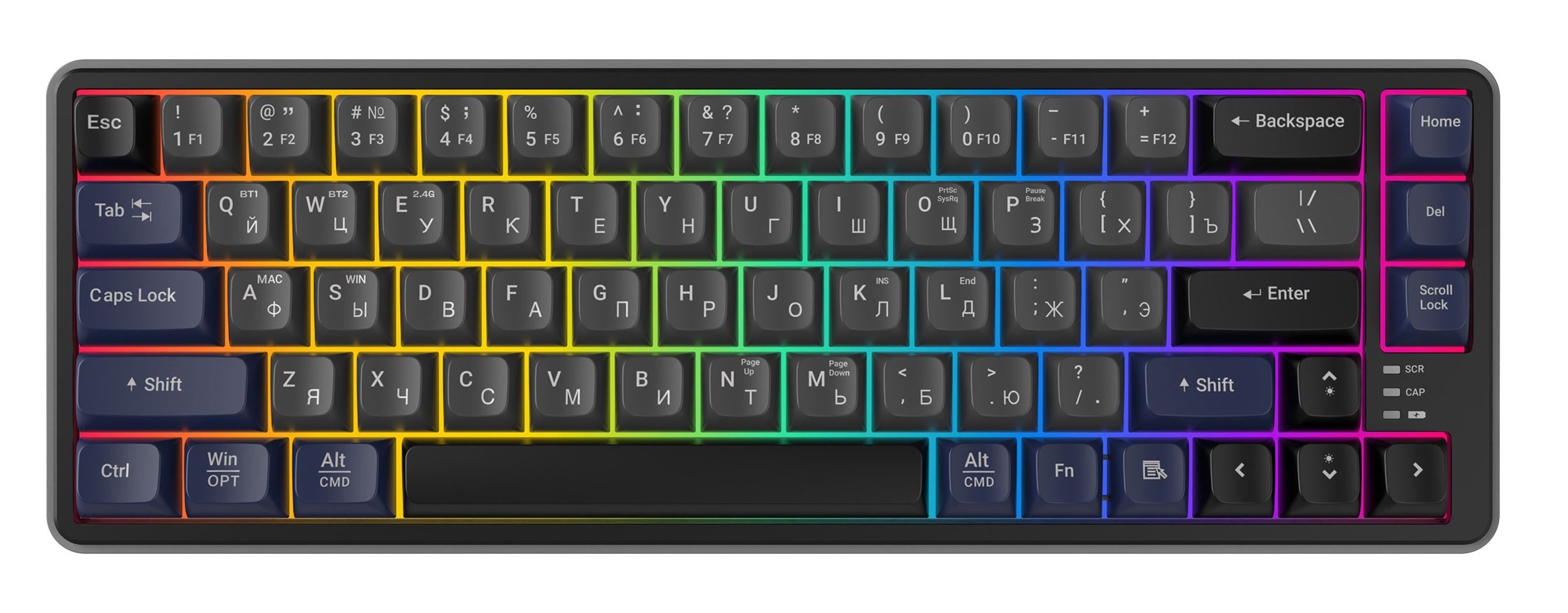 Клавиатура Ritmix RKB-868WBL, Чёрная