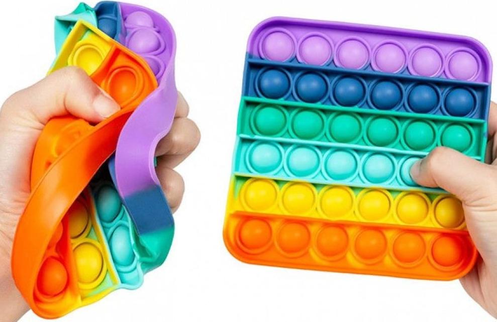 Игрушка POP IT Квадрат (12х12см) антистресс (тактильная, сенсорная)