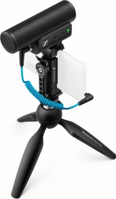 (EU) Накамерный микрофон Sennheiser MKE 400 Mobile Kit, суперкардиоидный, мобильный комплект