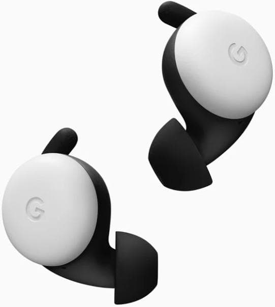 Беспроводные наушники Google Pixel Buds TWS Clearly White с зарядным футляром (белые)