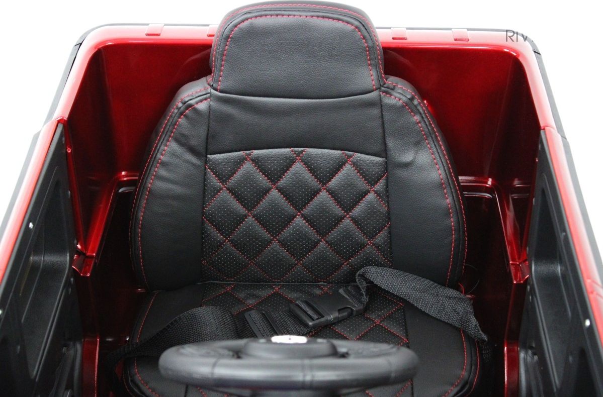 Детский электромобиль RiverToys Mercedes-Benz G63 (Mercedes-AMG-G63-K999KK-CHERRY-GLANEC) вишневый глянец