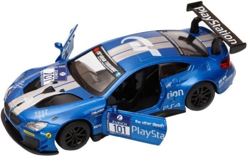 Машина АВТОПАНОРАМА BMW M6 (синий) (JB1251212)