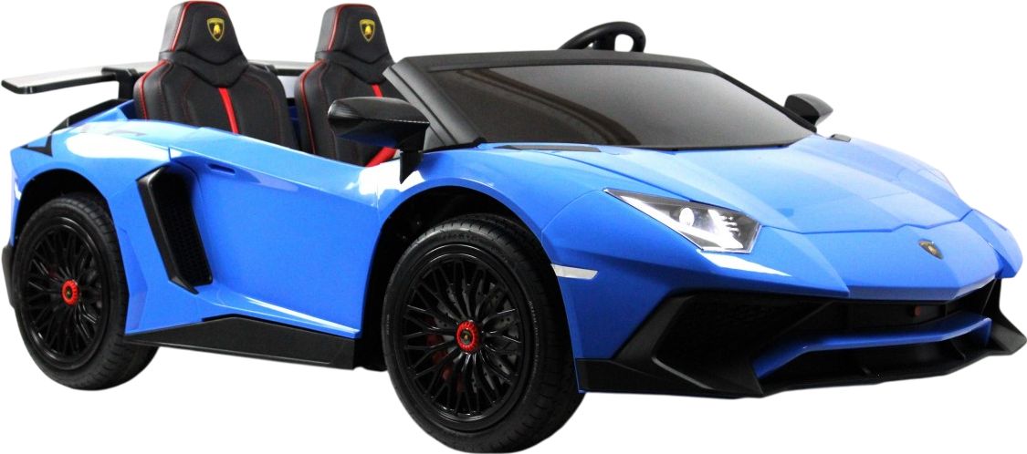Детский электромобиль RiverToys Lamborghini Aventador SV (M777MM) синий