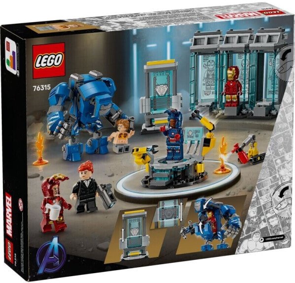 (EU) Конструктор LEGO Marvel Лаборатория Железного человека: Зал Варфрейма (76315)