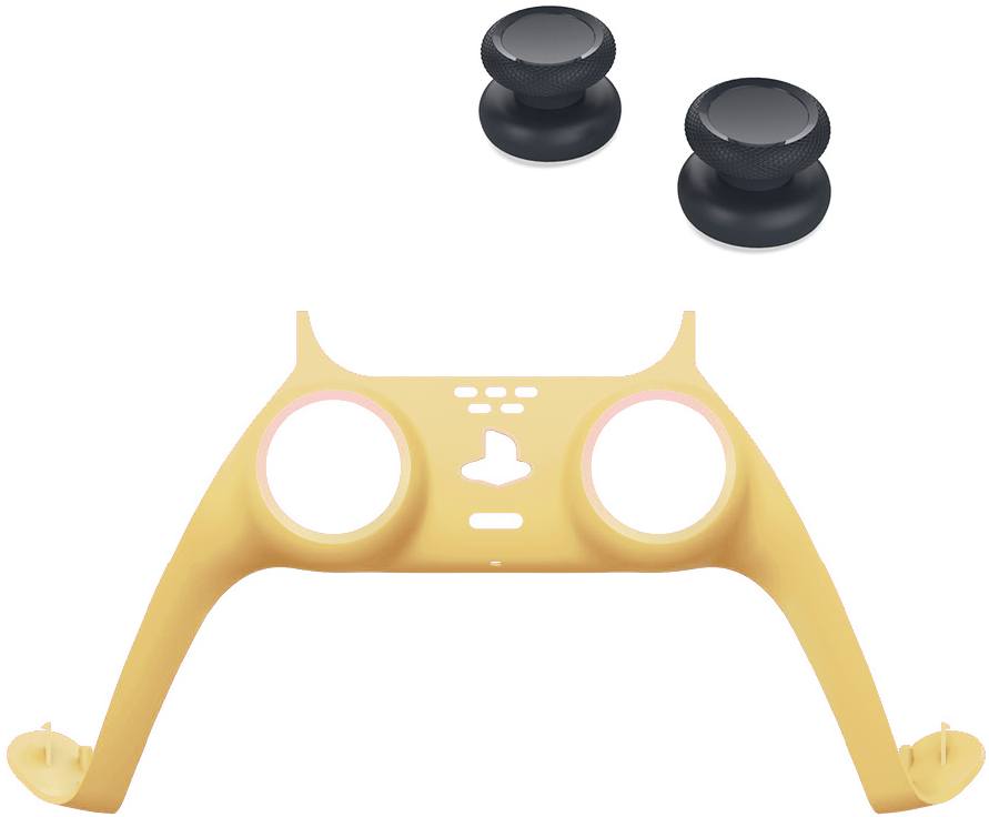 

Съёмная панель DOBE для геймпада Sony DualSense (светло-желтая) (TP5-1521)