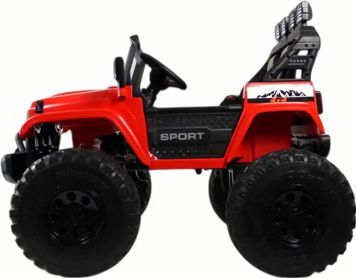 Детский электромобиль Jeep A222AA красный