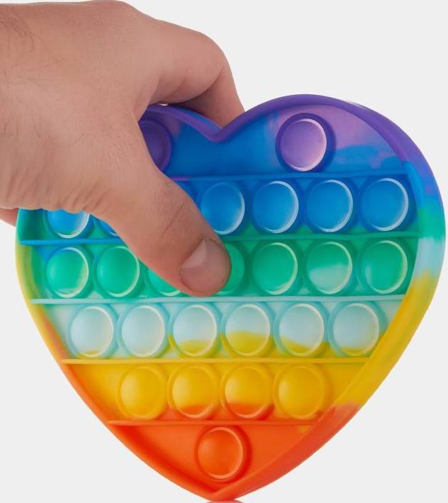 Игрушка POP IT Сердце (15х12см) антистресс (тактильная, сенсорная)