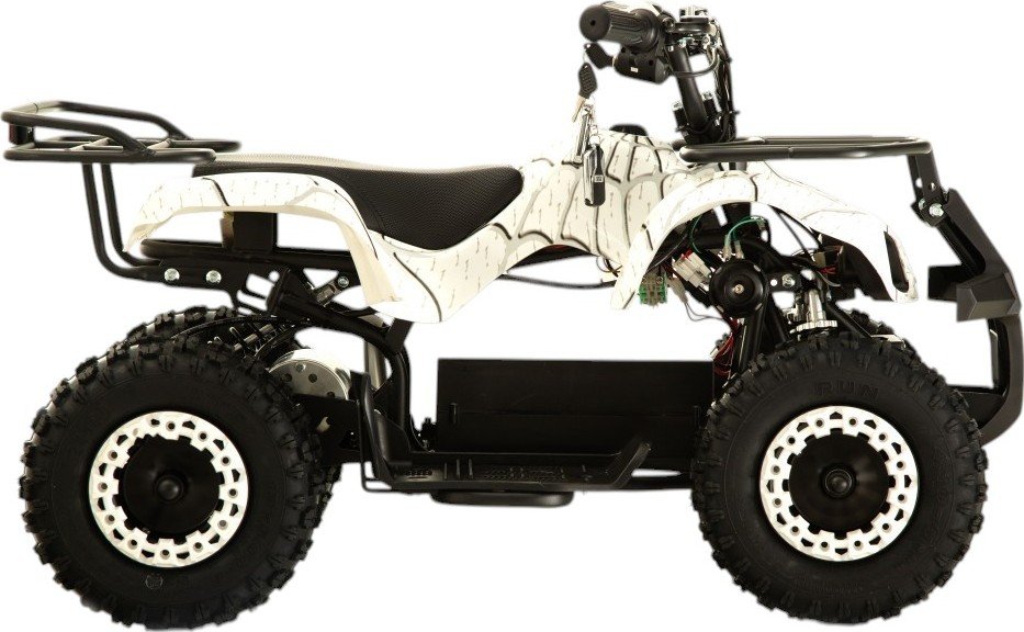 Детский электроквадроцикл RiverToys (ANRI) (белый Spider)