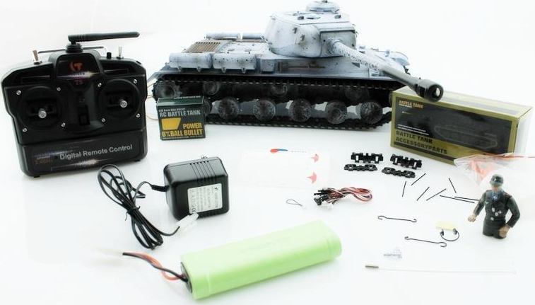 Радиоуправляемый танк Taigen 1к16 ИС-2 модель 1944, СССР зимний (TG3928-1S-BOX)