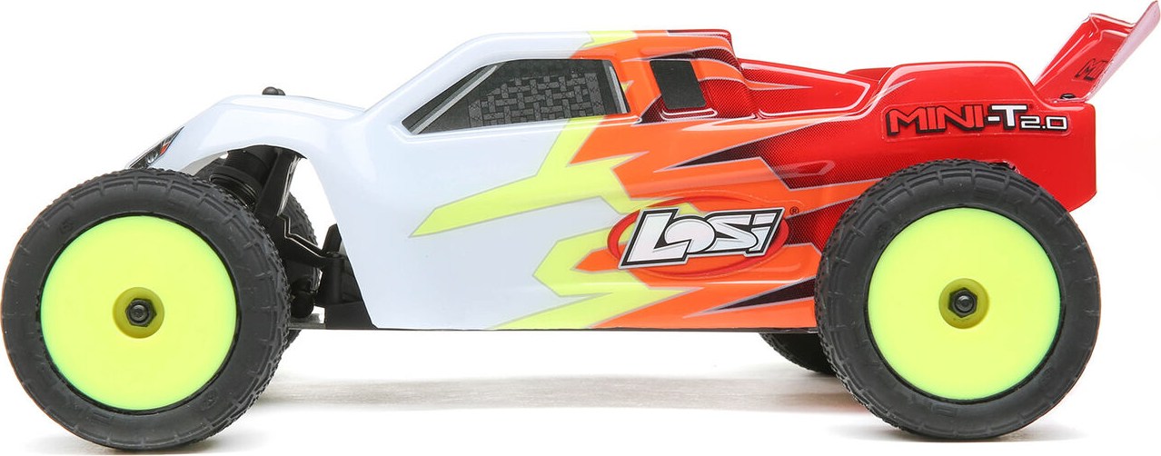 Радиоуправляемая модель трагги Losi Mini-T 2.0 Stadium Truck Brushed 2WD RTR 1к18 (LOS01015T1)