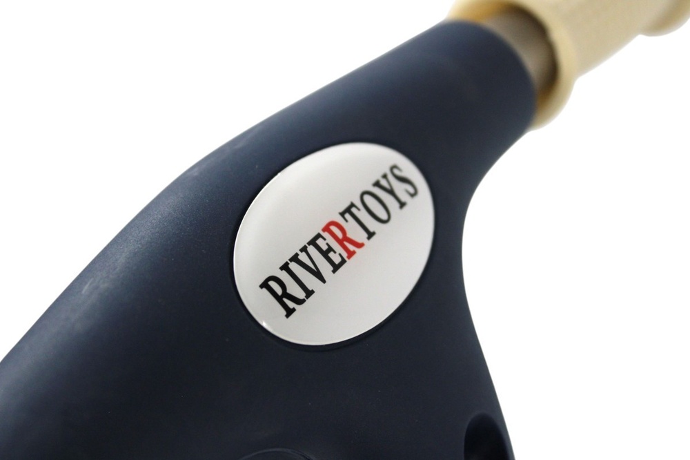 Детский беговел RiverToys (HB-003) сине-(белый)