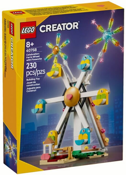 (EU) Конструктор LEGO Creator Колесо обозрения с фейерверком (40758)