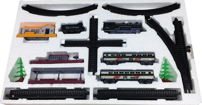 Железная дорога Fenfa Классический поезд с ж/д станцией 4,3 м (1638D)