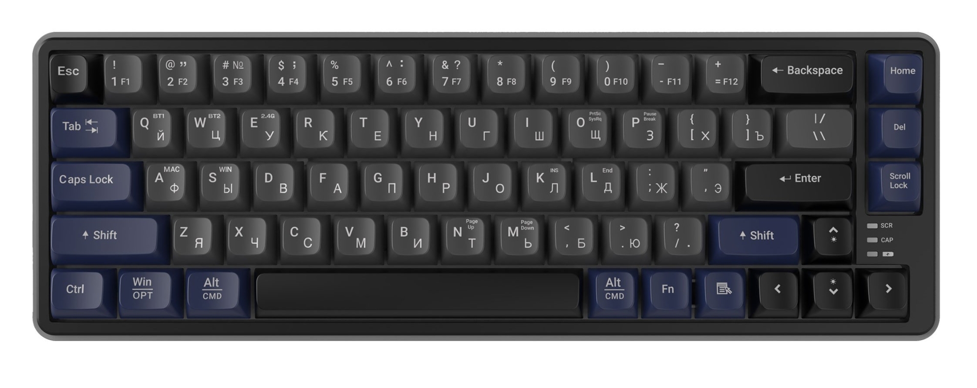 Клавиатура Ritmix RKB-868WBL, Чёрная