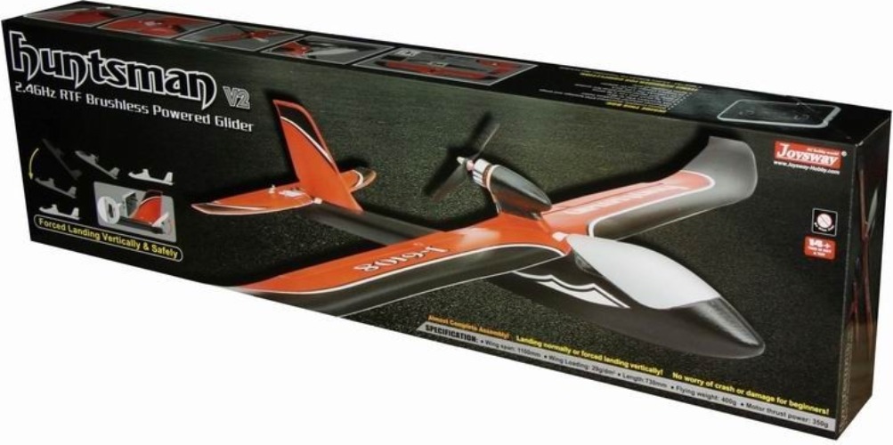 Радиоуправляемая модель Joysway самолет Huntsman V2 Mode 2 RTF Yellow (JS6108V2-YELLOW)