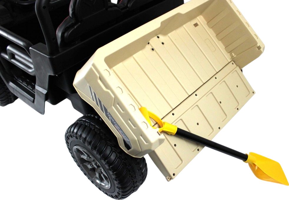 Детский электромобиль RiverToys H005HH кремовый