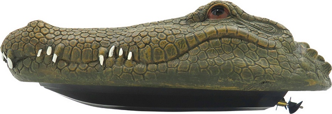 Радиоуправляемый катер Flytec V002 Крокодил, зеленый 2.4G RTR(Flytec-V002)