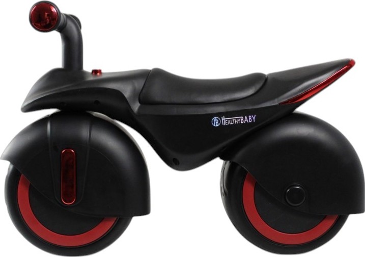 Детский беговел RiverToys (HB-222) (черный)