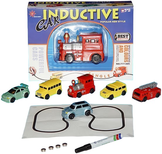 Машинка GOLD LIGHT TOYS 777-005, сенсор, едет по линии