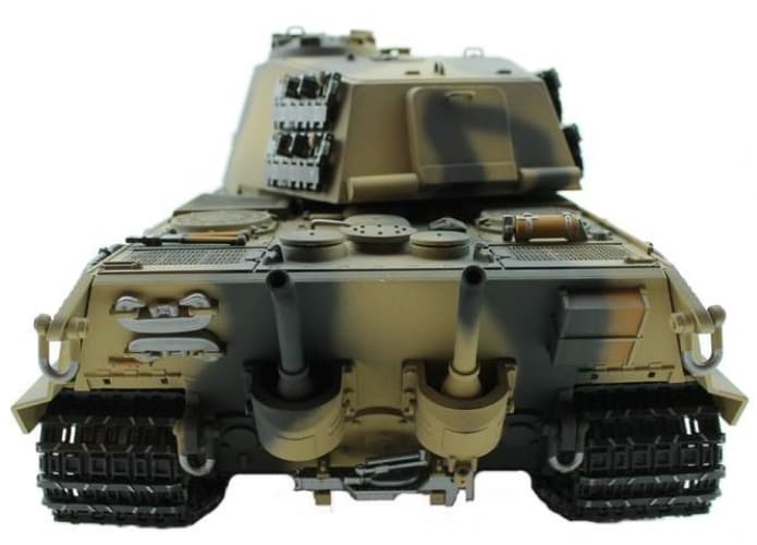 Радиоуправляемый танк Torro King Tiger 1/16, ВВ-пушка, дым, деревянная коробка V3.0 2.4G RTR, TR11709-CA-3.0