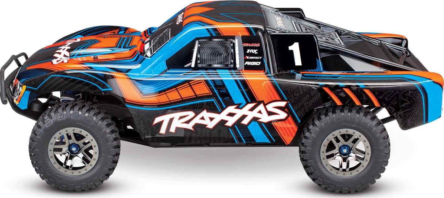 Радиоуправляемая модель шорт-корс Traxxas Slash Ultimate 1к10 4WD VXL TQi OBA (TRA68077-4-OR)
