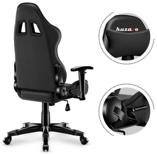 (EU) Игровое кресло Huzaro HZ-Ranger 6.0 Black, 270821228, Чёрное