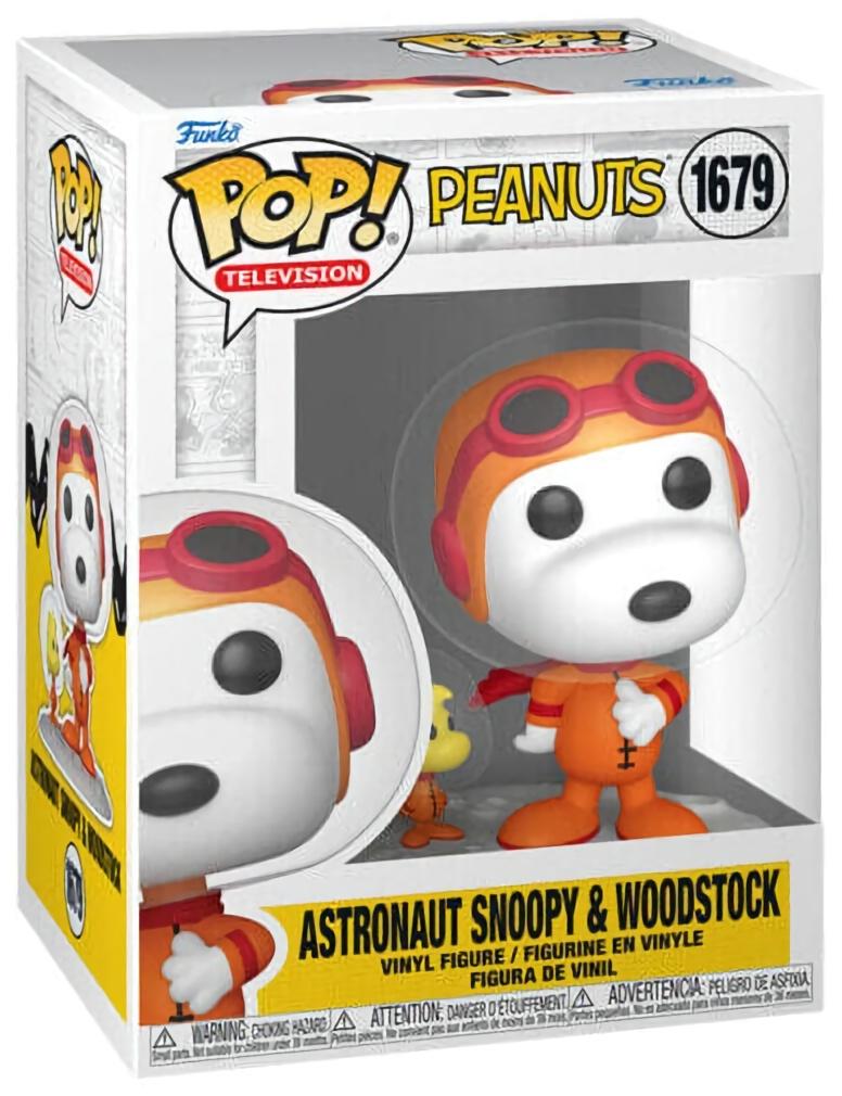 (CN) Фигурка Funko POP! Television: Peanuts - Astronaut Snoopy & Woodstock (1679)