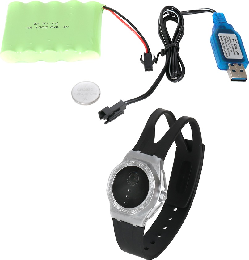 Радиоуправляемая модель MZ краулер YY2026A (1к14, часы-пульт) Blue (MZ-YY2026A)