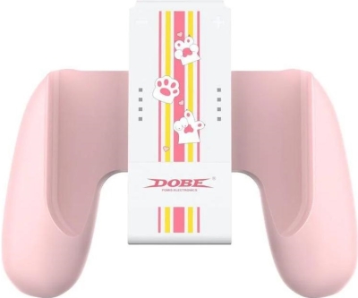 Подзаряжающий держатель DOBE для Nintendo Switch Joy-Con (розовый) (iTNS-873C)